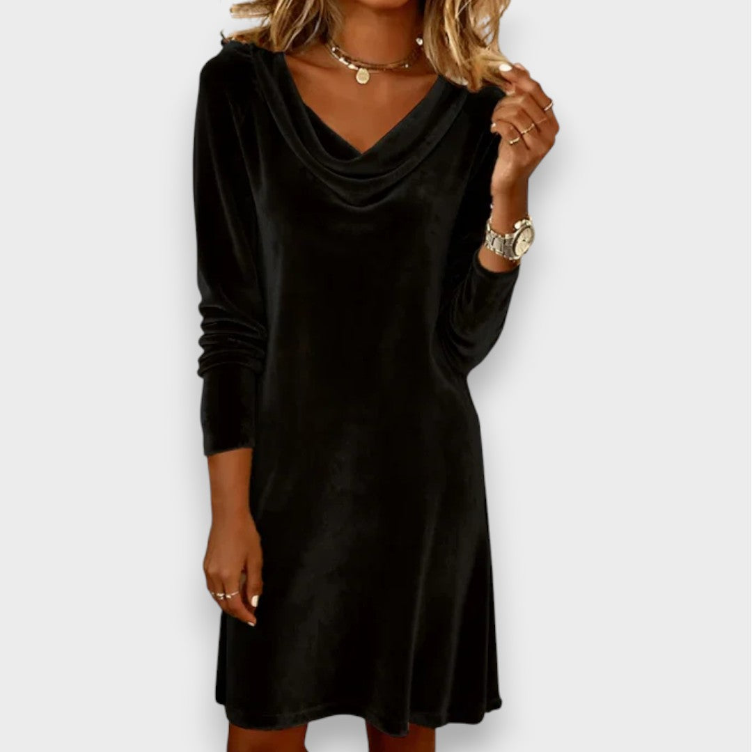 Scarlett | Loose velvet dress