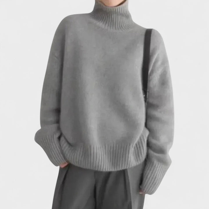 Edith | High Collar Cashmere Jumper