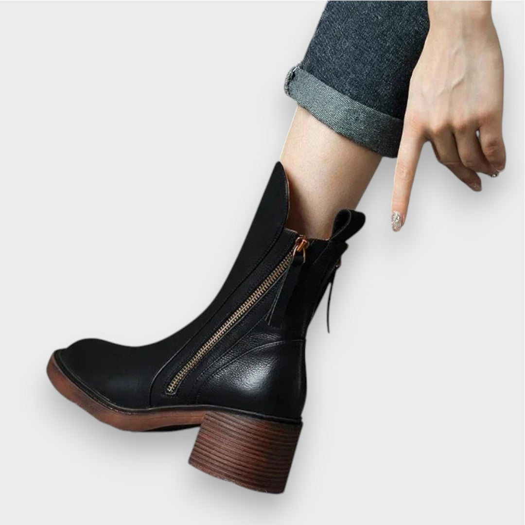 Klara | Leather Ankle Boots