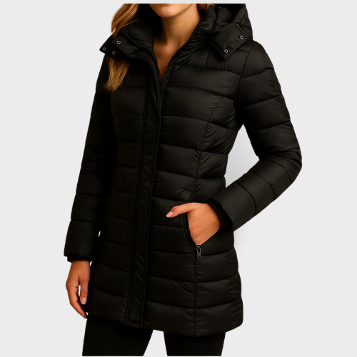 Freya | Luxe Puffer Coat With Hooded Design