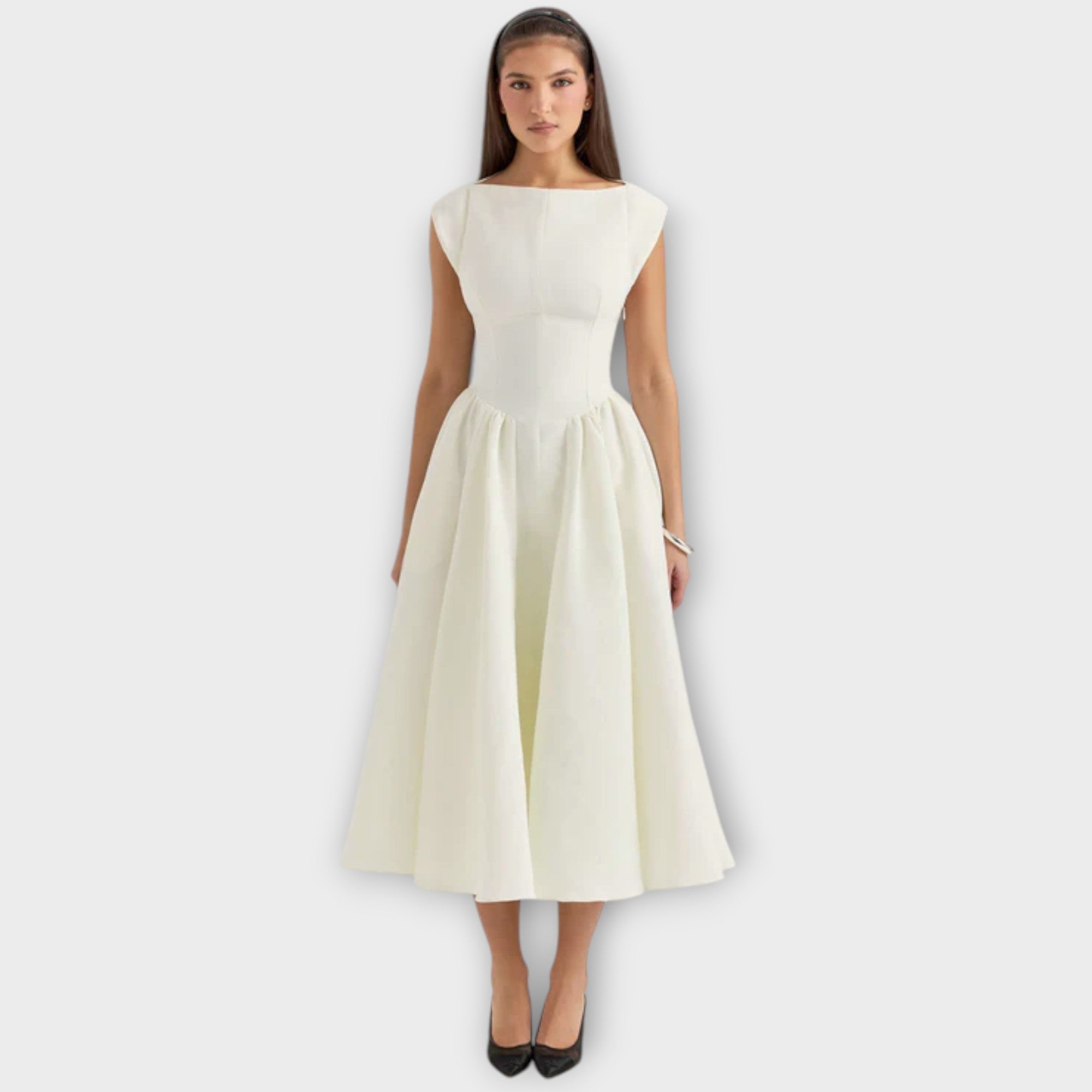 White / UK 12/14 (L)