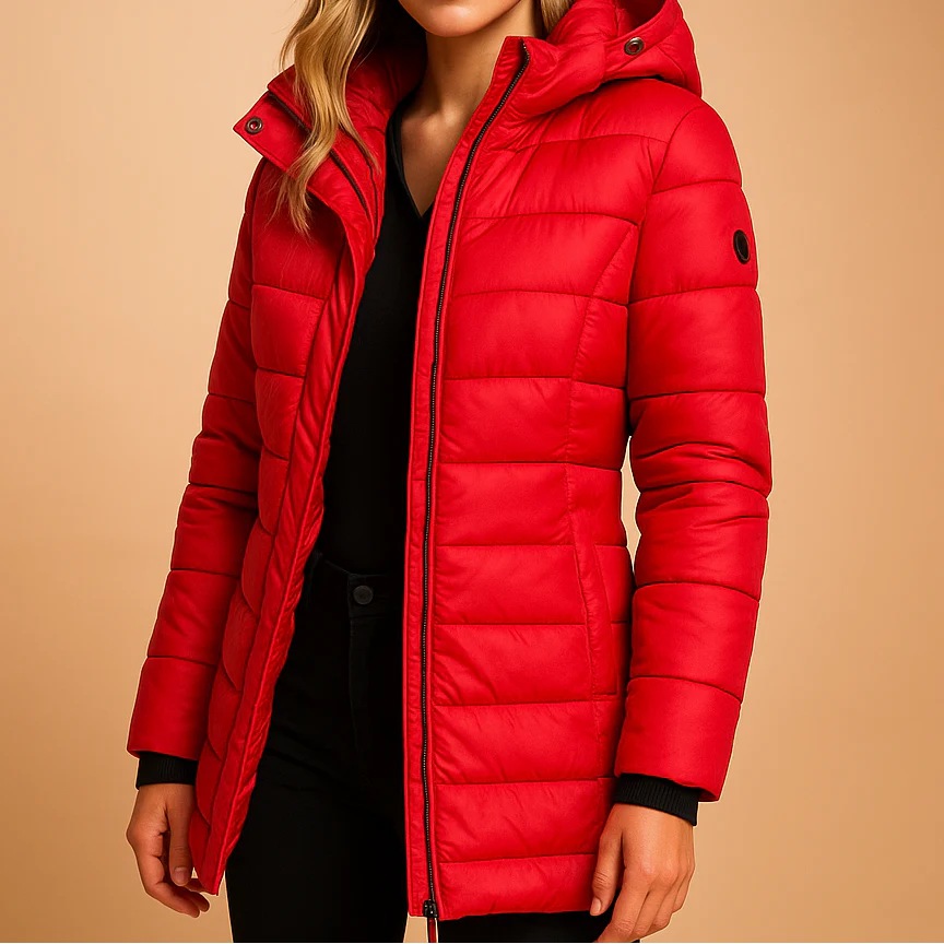 Freya | Luxe Puffer Coat With Hooded Design