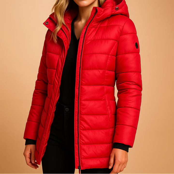 Freya | Luxe Puffer Coat With Hooded Design