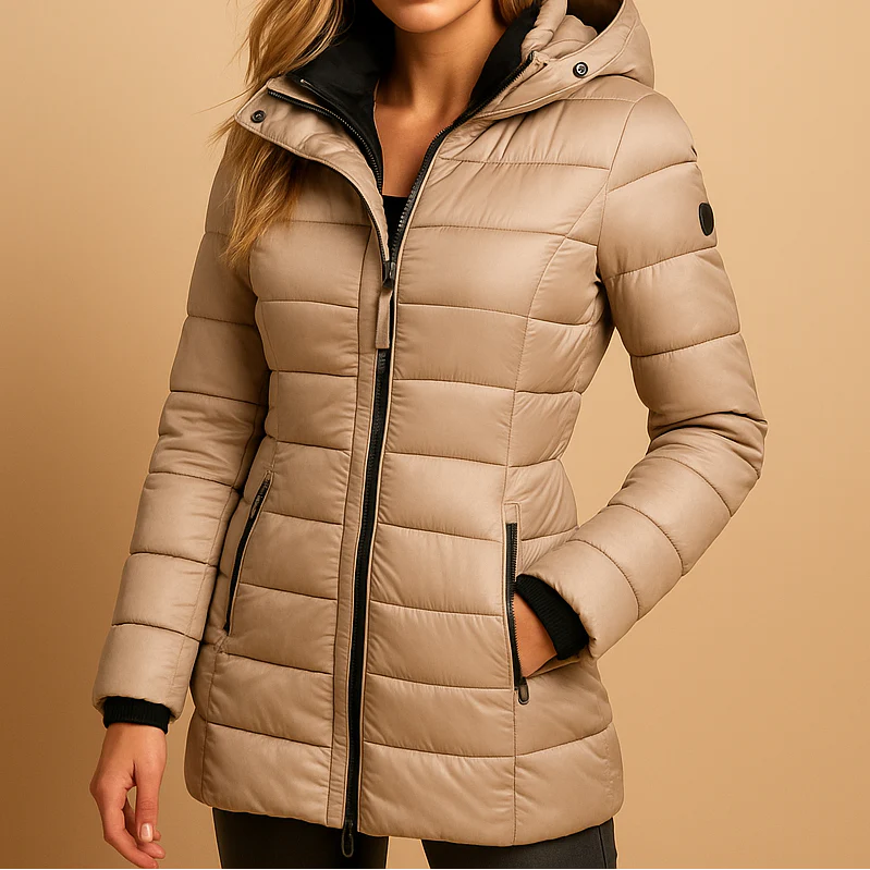 Freya | Luxe Puffer Coat With Hooded Design