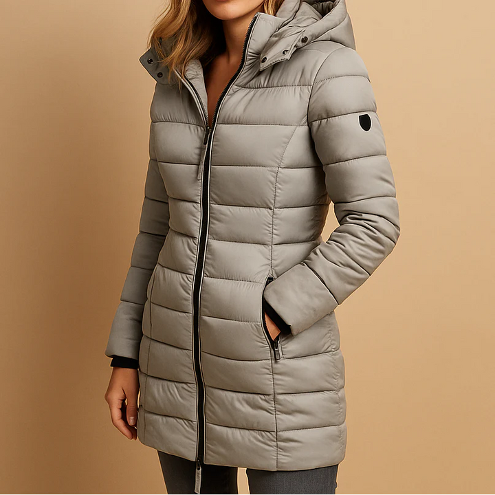 Freya | Luxe Puffer Coat With Hooded Design